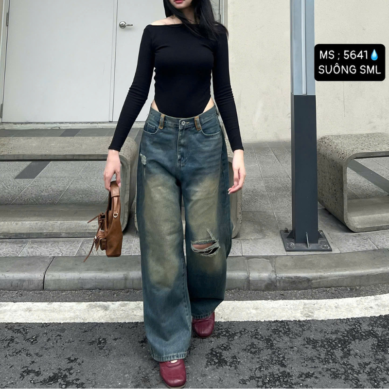 27663_191_20251215171515.png Quần Jeans Nữ Ống Suông Vải Dày Mềm Không Co Giãn Tôn Dáng Bền Đẹp - 5641 - QG299