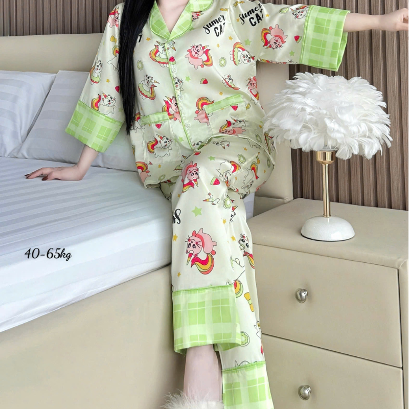 27668_37_20251216102224.png Đồ Bộ Ngủ Nữ - Đồ Bộ Quần Dài Họa Tiết Đơn Giản Mặc Mát Thoải Mái 40–65kg - DBO5202