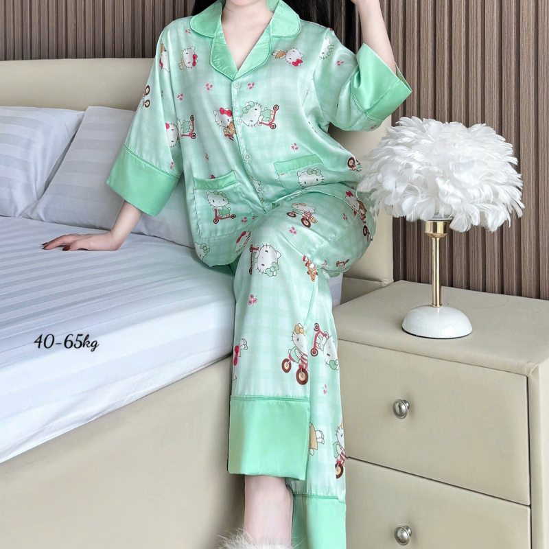 27668_45_20251216102231.png Đồ Bộ Ngủ Nữ - Đồ Bộ Quần Dài Họa Tiết Đơn Giản Mặc Mát Thoải Mái 40–65kg - DBO5202