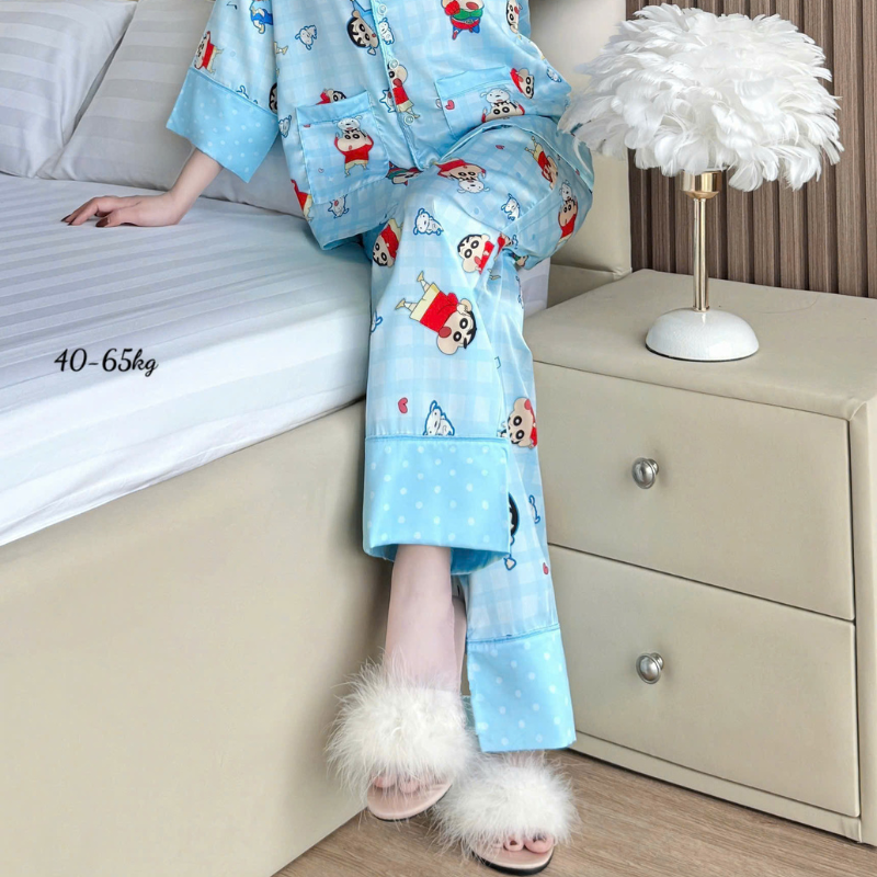 27668_48_20251216102233.png Đồ Bộ Ngủ Nữ - Đồ Bộ Quần Dài Họa Tiết Đơn Giản Mặc Mát Thoải Mái 40–65kg - DBO5202