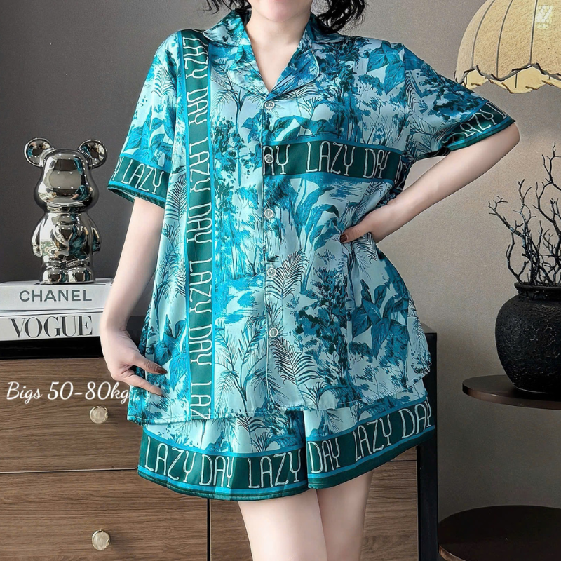 Nguồn sỉ đồ Bộ Ngủ Nữ Họa Tiết Sang Trọng Mặc Mát Thoải Mái 50–80kg Nguồn sỉ đồ Bộ Ngủ Nữ Họa Tiết Sang Trọng Mặc Mát Thoải Mái 50–80kg