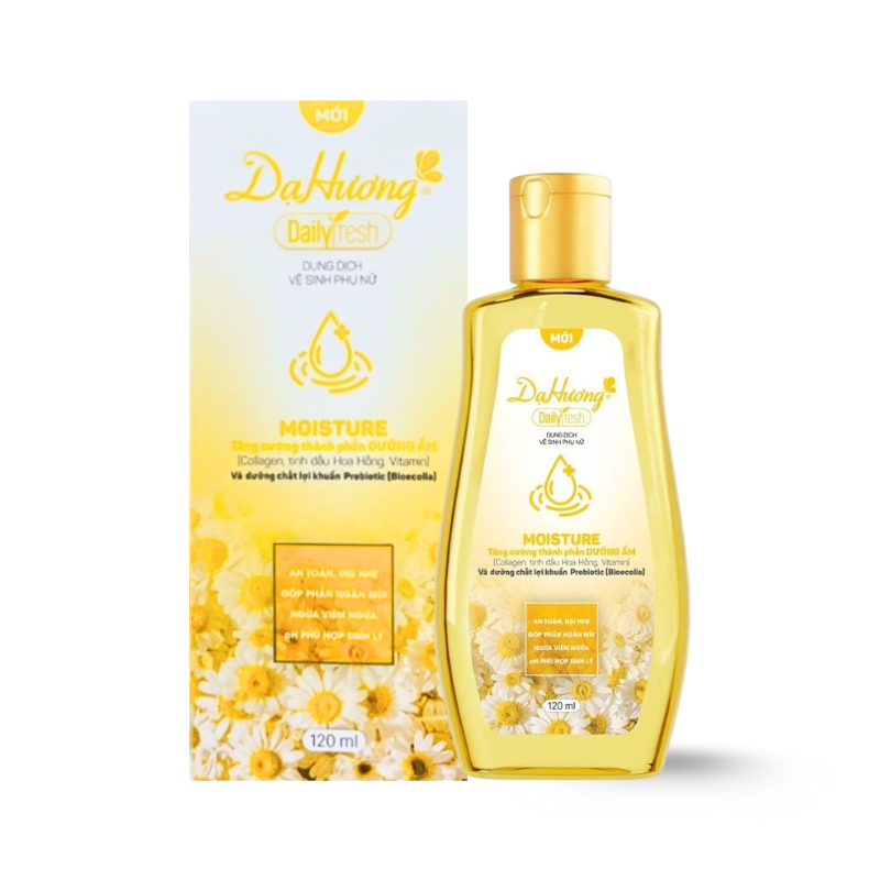 Giá sỉ combo 2 Chai Dung Dịch Vệ Sinh Dạ Hương Daily Fresh Moisture Màu Vàng 120ml/chai Giá sỉ combo 2 Chai Dung Dịch Vệ Sinh Dạ Hương Daily Fresh Moisture Màu Vàng 120ml/chai