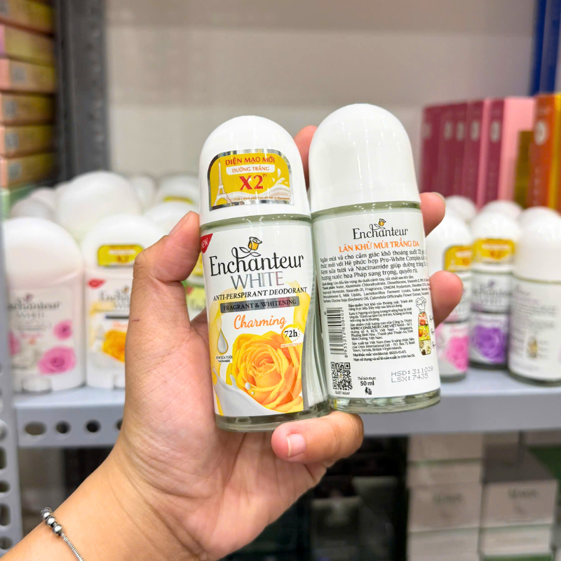 27686_78_20251217142447.png Lăn Khử Mùi Enchanteur Charming 72h 50ml - Lăn Nách Dưỡng Sáng Da Màu Vàng - 8935212800402