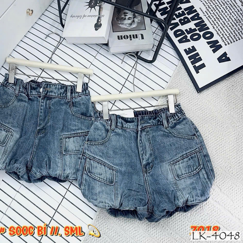 27695_93_20251219122104.png Quần Short Jeans Nữ - Quần Jeans Ống Suông - Quần Bí Ngô - Váy Ngắn Nữ Dễ Thương Vải Đẹp Dày Mềm Không Co Giãn - QG308