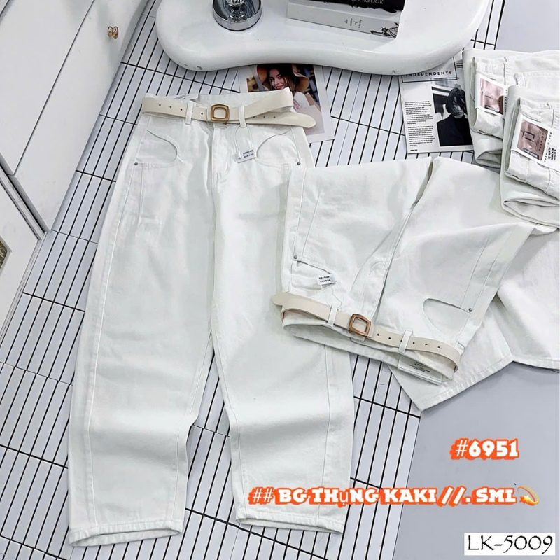27700_176_20251219154427.png Quần Thụng Nữ - Quần Jeans Thụng - Quần Thụng Kaki Nữ Rách Túi Chất Liệu Vải Dày Mềm Không Co Giãn - QG313