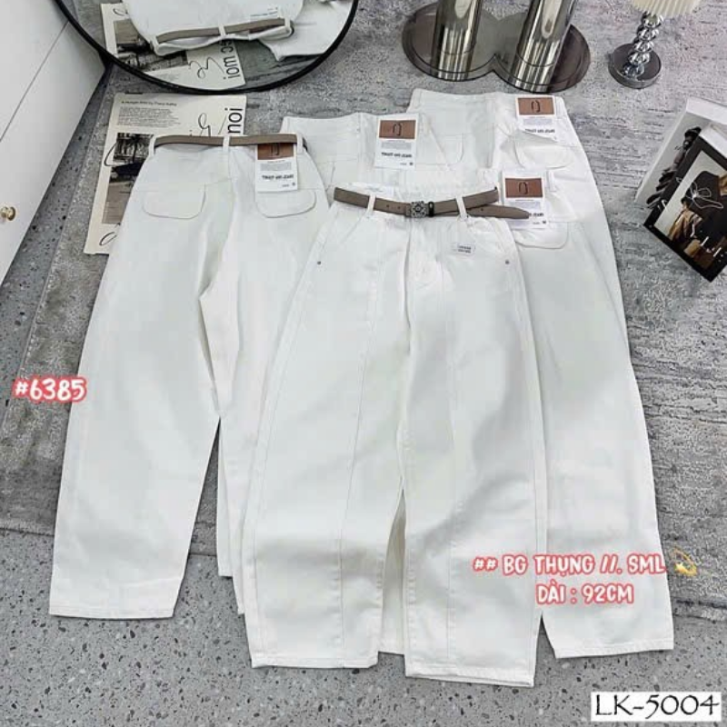 27700_185_20251219154434.png Quần Thụng Nữ - Quần Jeans Thụng - Quần Thụng Kaki Nữ Rách Túi Chất Liệu Vải Dày Mềm Không Co Giãn - QG313