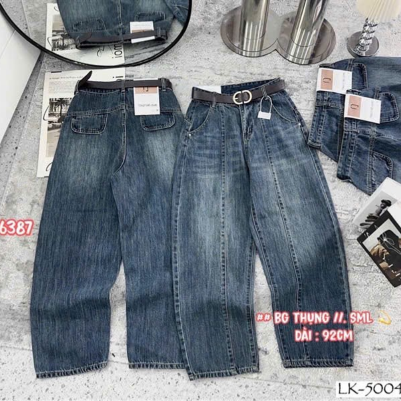 27700_186_20251219154434.png Quần Thụng Nữ - Quần Jeans Thụng - Quần Thụng Kaki Nữ Rách Túi Chất Liệu Vải Dày Mềm Không Co Giãn - QG313