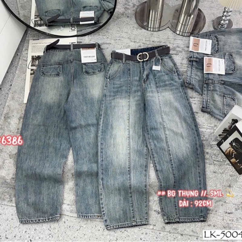 Nguồn sỉ quần Thụng Nữ - Quần Jeans Thụng - Quần Thụng Kaki Nữ Rách Túi Chất Liệu Vải Dày Mềm Không Co Giãn Nguồn sỉ quần Thụng Nữ - Quần Jeans Thụng - Quần Thụng Kaki Nữ Rách Túi Chất Liệu Vải Dày Mềm Không Co Giãn