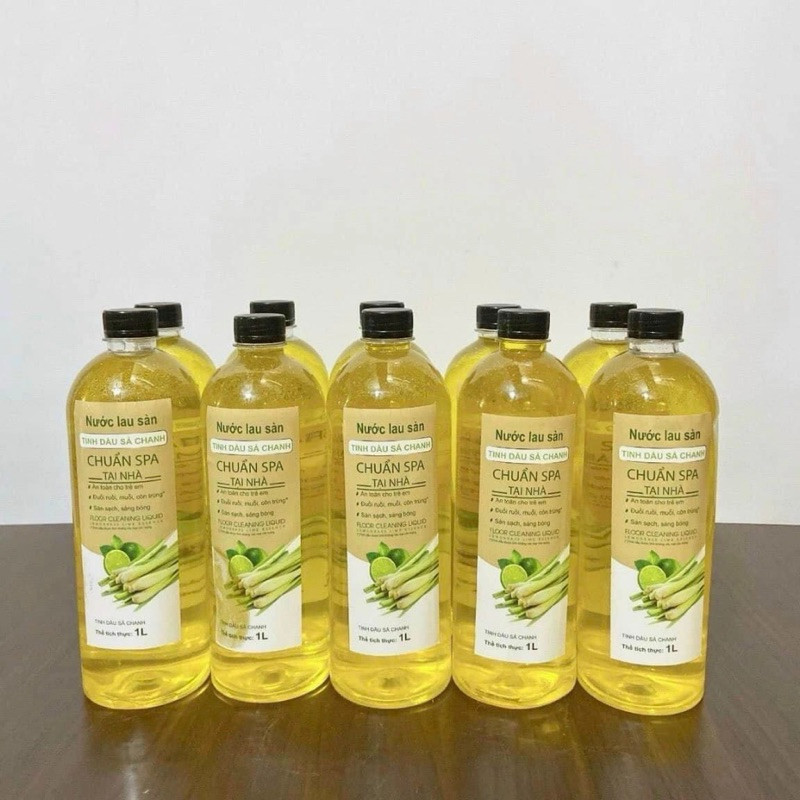 Mua sỉ set 2 Chai Nước Lau Sàn Tinh Dầu Sả Chanh Tươi 1 Lít/Chai Mua sỉ set 2 Chai Nước Lau Sàn Tinh Dầu Sả Chanh Tươi 1 Lít/Chai