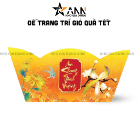 Đế Trang Trí Giỏ Quà Tết - Khay Thuyền Trang Trí Tết - KTTTT01