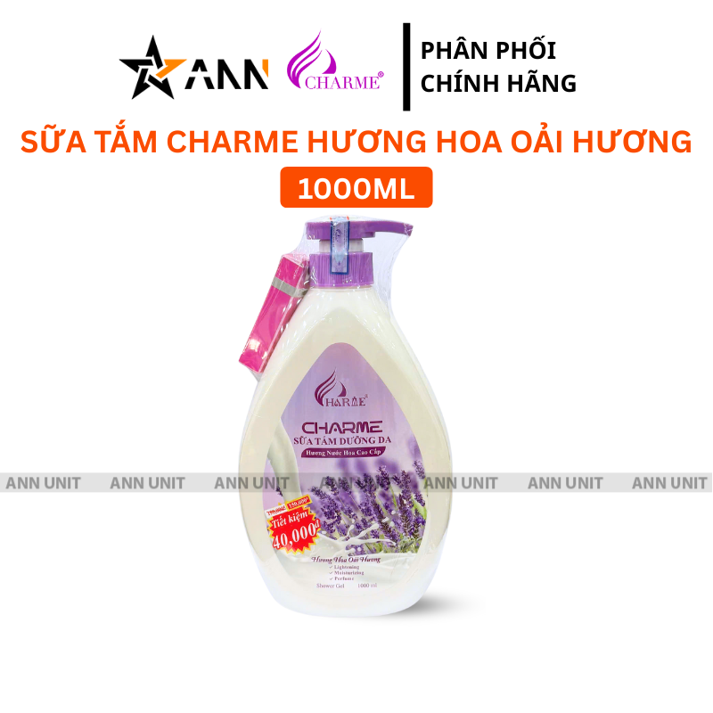 27722_20_20251222105356.png Sữa Tắm Charme Hương Hoa Oải Hương - Sữa Tắm Hương Nước Hoa Charme 1 Lít - 8936194698278