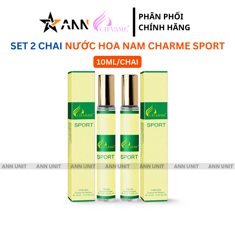 27727_65_20251223103848.png Set 2 Chai Nước Hoa Nam Charme Sport 10ml - Hương Thơm Mạnh Mẽ Nam Tính - 8936194698445SET