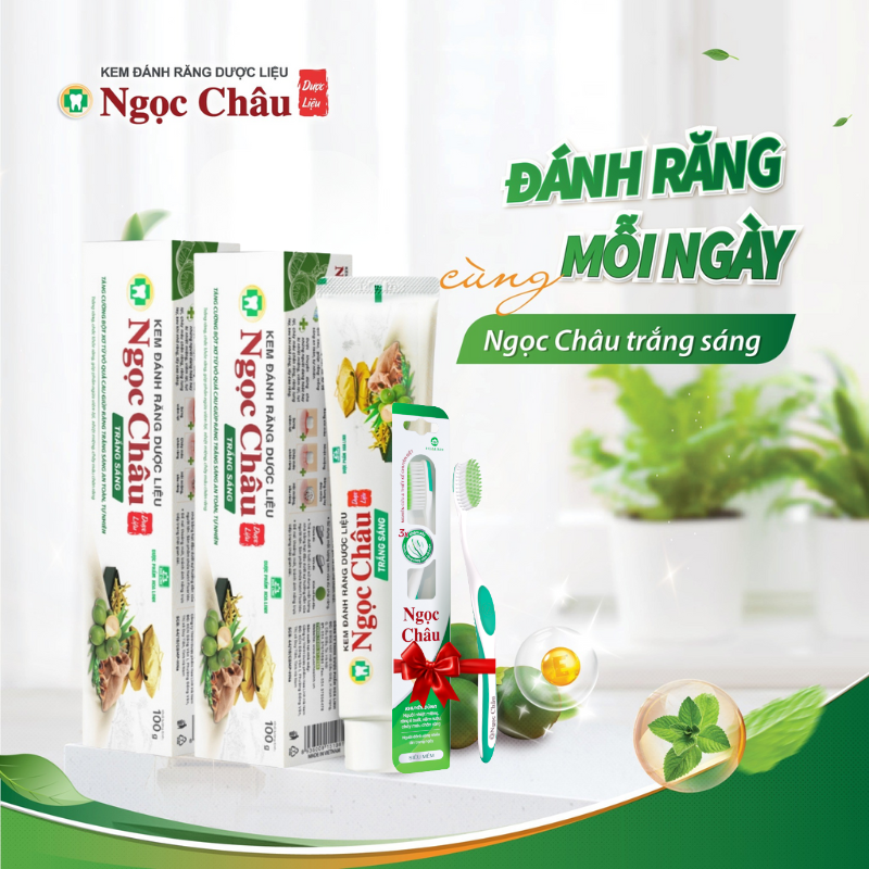 27784_kem-danh-rang-ngoc-chau-4_20251226161206.png Combo 2 Cây Kem Đánh Răng Ngọc Châu Trắng Răng 100g/Tuýp - Kem Đánh Răng Dược Liệu + Tặng 1 Bài Chải Đánh Răng - 8936009151981