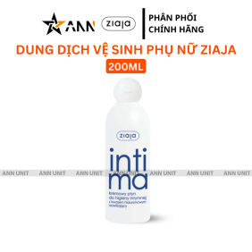Dung Dịch Vệ Sinh Phụ Nữ Ziaja Intimate 200ml Xanh Dương Đậm - DDVSPNZXDD