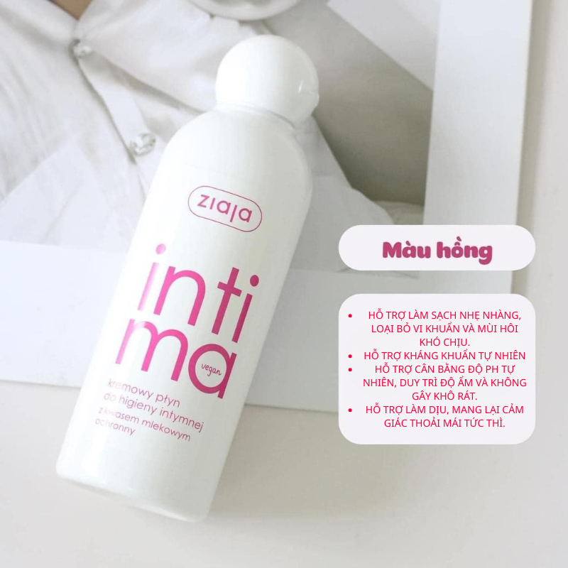Mua sỉ dung Dịch Vệ Sinh Phụ Nữ Ziaja Intimate 200ml Màu Hồng Mua sỉ dung Dịch Vệ Sinh Phụ Nữ Ziaja Intimate 200ml Màu Hồng