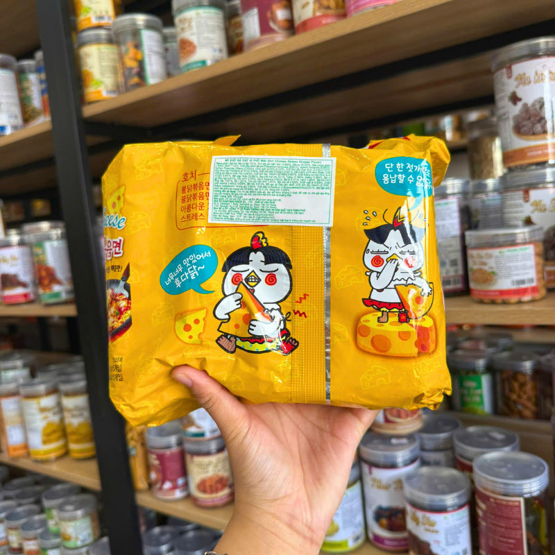 Mì Samyang Gà Vàng - Mì Phô Mai Hàn Quốc Samyang 5 Gói Mì Samyang Gà Vàng - Mì Phô Mai Hàn Quốc Samyang 5 Gói