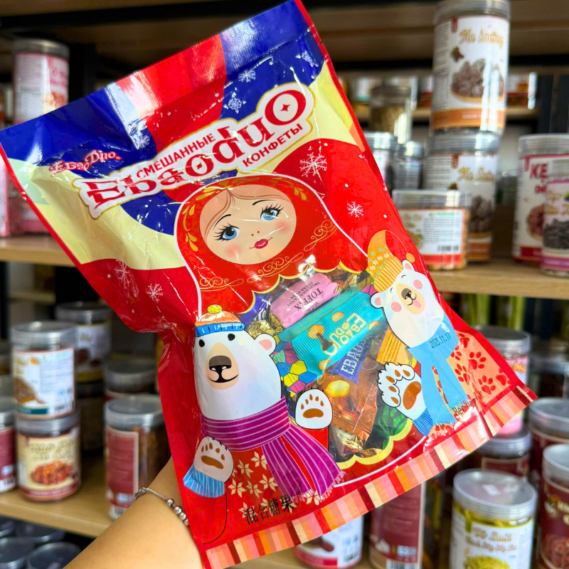 Kẹo Socola Gấu Bắc Cực Nga Ebaoduo Thơm Ngon Kẹo Socola Gấu Bắc Cực Nga Ebaoduo Thơm Ngon