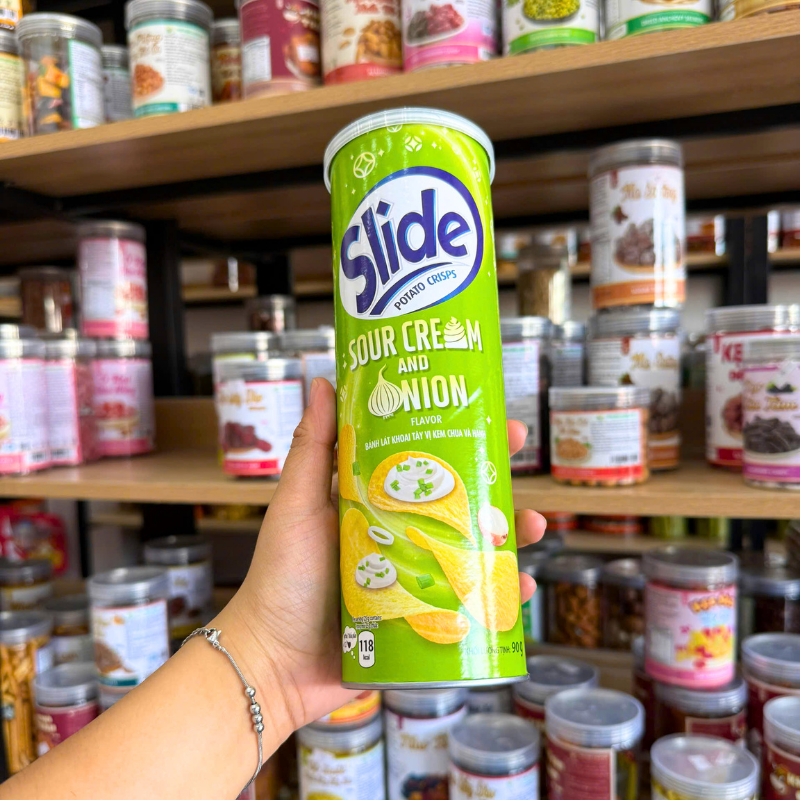 Khoai Tây Slide Lon 900g 4 Vị Thơm Ngon Khoai Tây Slide Lon 900g 4 Vị Thơm Ngon