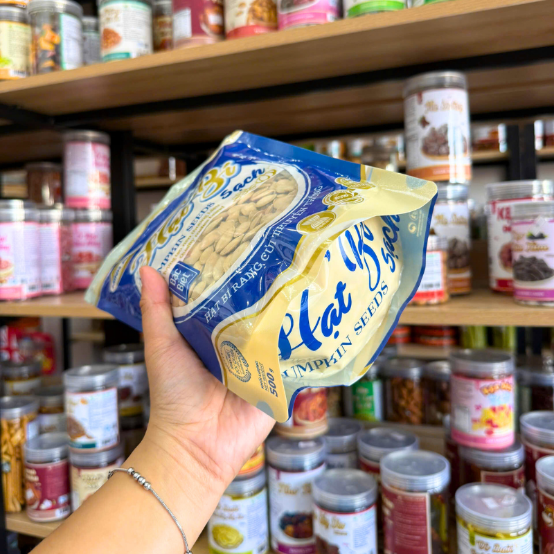 Shop sỉ hạt Bí Minh Phát Loại 1 500g Màu Xanh - Hạt Bí Sạch Minh Phát Shop sỉ hạt Bí Minh Phát Loại 1 500g Màu Xanh - Hạt Bí Sạch Minh Phát