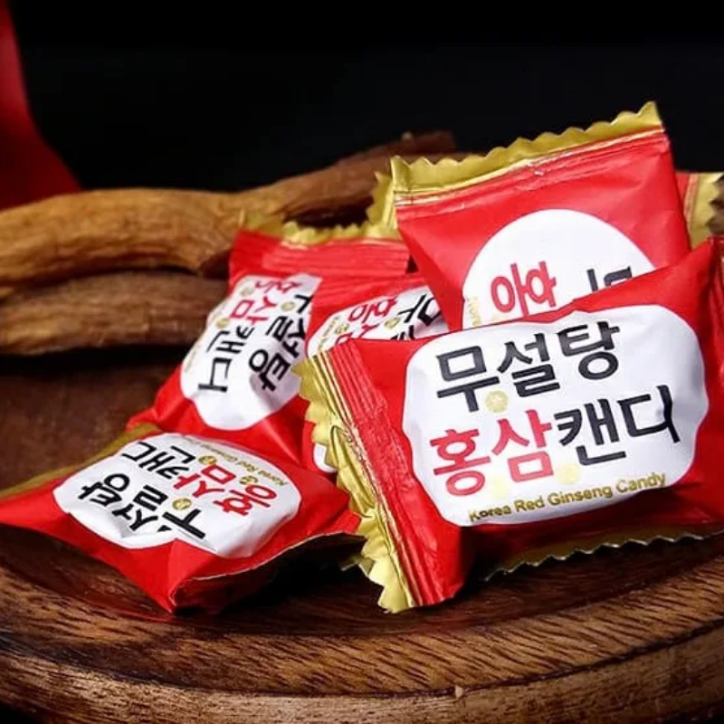 Keo Sâm Đỏ Sugar Free Hàn Quốc 500g Keo Sâm Đỏ Sugar Free Hàn Quốc 500g