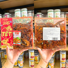 Khô Trâu Xé Sợi - Khô Tẩm Vị Bò 450g Hộp Ngôi Sao Lớn - 8936208935603