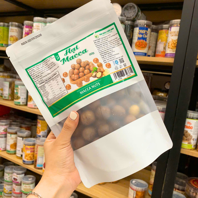 Hạt Macca 400g Túi Zip Sữa Hạt Macca 400g Túi Zip Sữa
