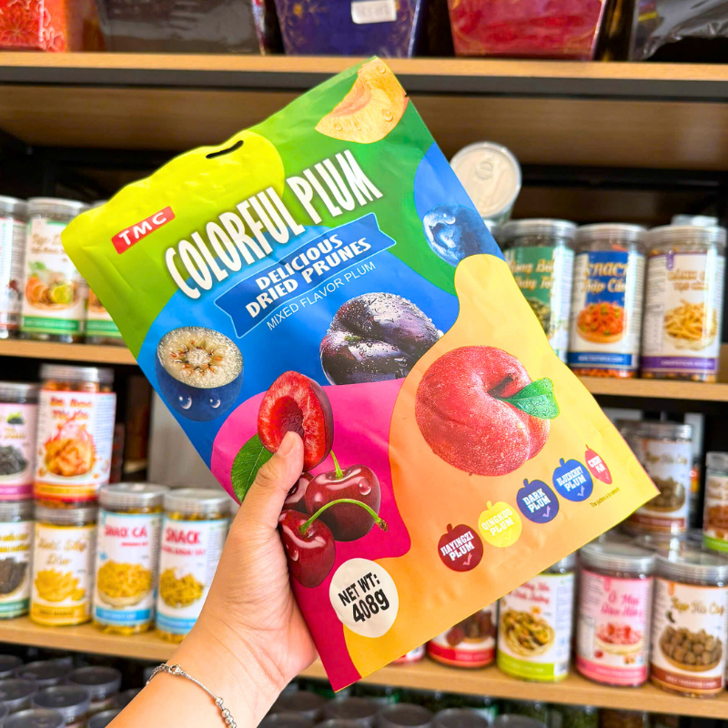 Nguồn sỉ ô Mai Mix TMC Colorful Plum 408g - Ô Mai TMC Colorful Plum Nguồn sỉ ô Mai Mix TMC Colorful Plum 408g - Ô Mai TMC Colorful Plum