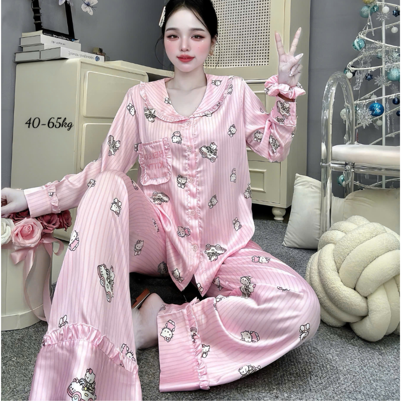 27898_152_20260106172804-2.png Đồ Bộ Pijama Nữ - Đồ Bộ Tay Dài Quần Dài Viền Bèo Họa Tiết Nhí Size 40-65kg - DBO5209