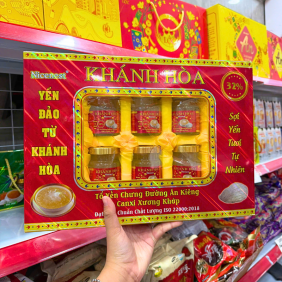 Tổ Yến Chưng Đường Đảo Từ Khánh Hòa Nicenest 32% Set 6 Hủ 70ml - 8936223360442