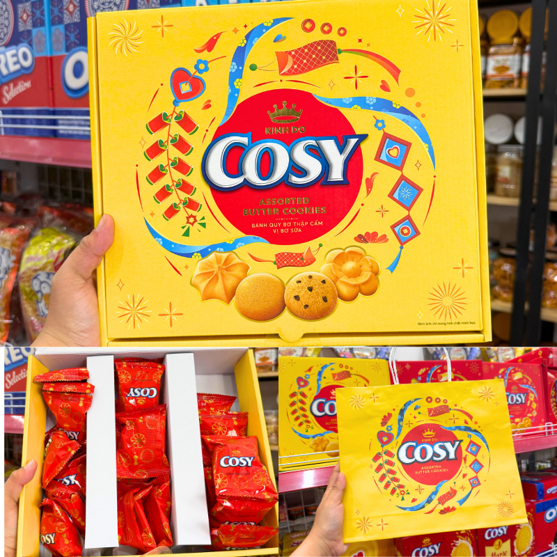 Bánh Cosy Kinh Đô - Bánh Quy Thập Cẩm Vị Bơ Sữa 315g (21 Gói x 15g) Bánh Cosy Kinh Đô - Bánh Quy Thập Cẩm Vị Bơ Sữa 315g (21 Gói x 15g)