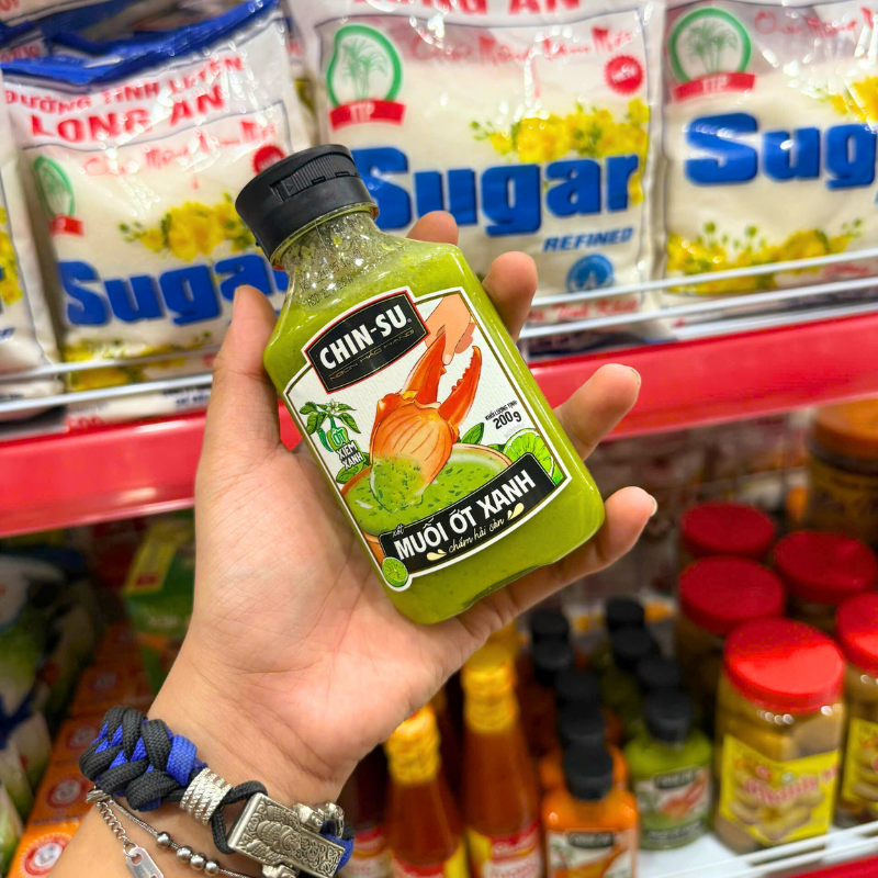 Giá sỉ muối Ớt Chinsu Chấm Hải Sản - Muối Ớt Xanh Chinsu 200gr Giá sỉ muối Ớt Chinsu Chấm Hải Sản - Muối Ớt Xanh Chinsu 200gr