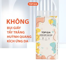 1 Bịch Giấy Vệ Sinh Rút Đáy Topgia Đa Sắc - GIAYTOPGIADASAC01