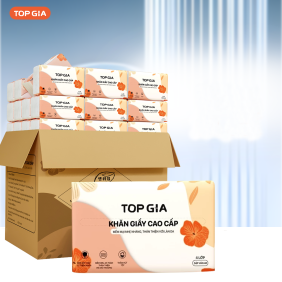 1 Thùng 36 Gói Giấy Ăn Topgia Sắc Hạ - TOPGIASHTHUNG36