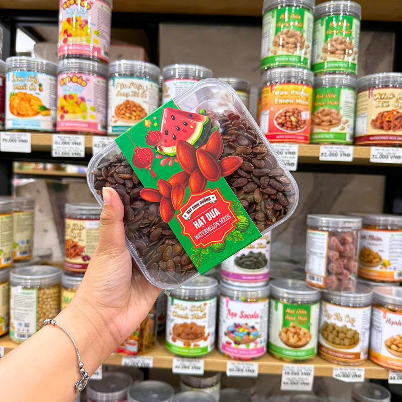 Mua sỉ hạt Dưa Hộp 450g Mua sỉ hạt Dưa Hộp 450g