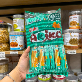 Bánh Que Kem OISHI AKIKO Nhân Phô Mai 140g - Màu Xanh Rêu - BQKOANPM140G