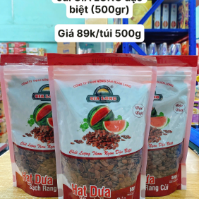 Hạt Dưa Sạch Rang Củi Gia Long Đặc Biệt 500g - HDSRCGLDB500G