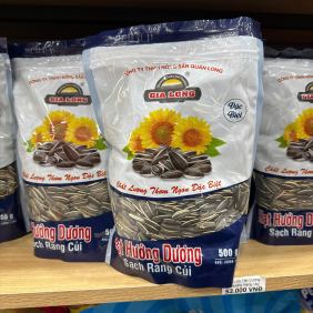 Hạt Hướng Dương Sạch Rang Củi Gia Long 500g - HHDSRCGL500G