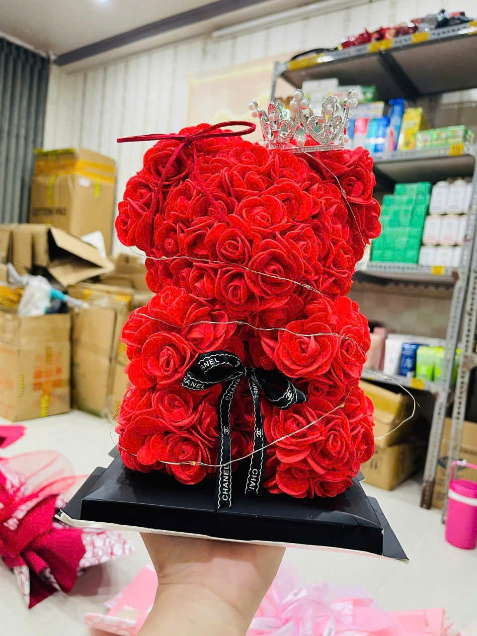 Giá sỉ hộp Quà Tặng Hoa Hồng Gấu Nhân Tạo Giá sỉ hộp Quà Tặng Hoa Hồng Gấu Nhân Tạo