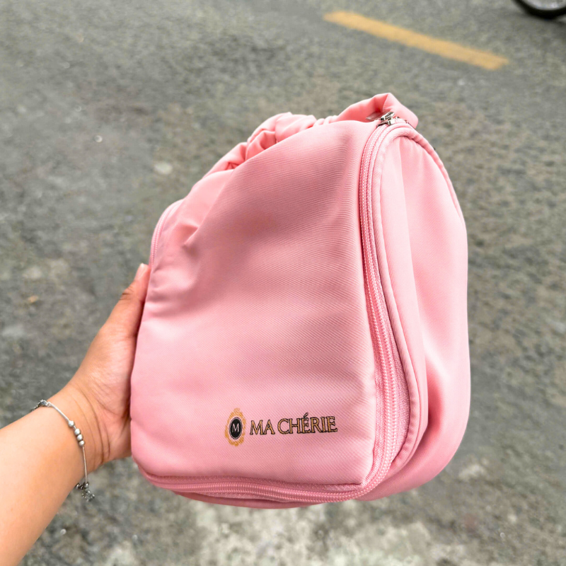 Túi Đựng Mỹ Phẩm Màu Hồng Ma Chérie Túi Đựng Mỹ Phẩm Màu Hồng Ma Chérie