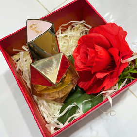 Set Hộp Quà Tặng Nước Hoa Nữ Good Charme Princess 50ml - Hộp Hoa Rơm Nhiều Màu - SETQUACHARME34