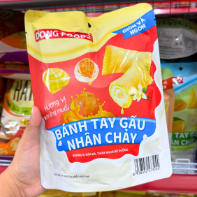 Bánh Tay Gấu Nhân Chảy Dong Foods Vị Trứng Muối 120g - 8938552473244