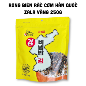 Rong Biển Rắc Cơm Canxi Zala Hàn Quốc 250g - Bịch Vàng - 6975910442223