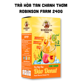 Trà Hoà Tan Robinson Farm Vị Đào Donut 150g - 8938500410819