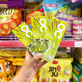 Bánh Que Đũa Phủ Trà Xanh Ticky Uni Firms Combo 3 Hộp - Màu Xanh Lá - 8858694633002CB3