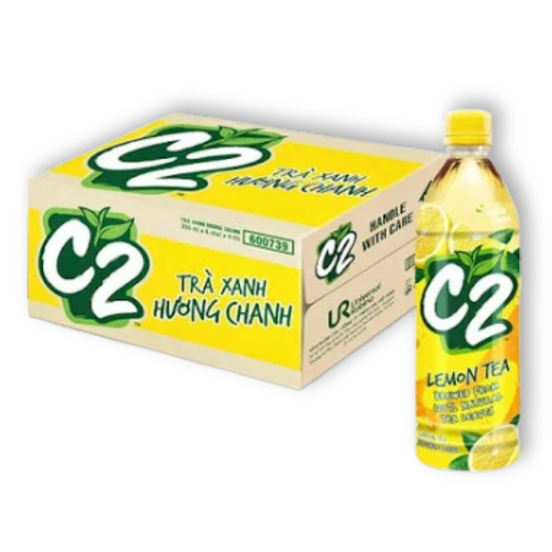 Shop sỉ trà Xanh C2 Hương Chanh Thùng 24 Chai Lớn (455ml/Chai) Shop sỉ trà Xanh C2 Hương Chanh Thùng 24 Chai Lớn (455ml/Chai)