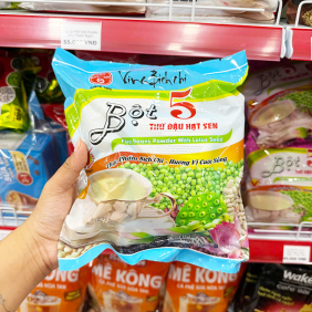 Bột 5 Thứ Đậu Hạt Sen Bích Chi Có Đường 350g - Bịch Màu Xanh - 8934863109148