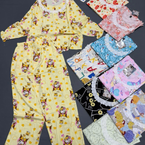 Đồ bộ nữ tay dài quần dài áo phối ren Dd-15541 - DBOR0149