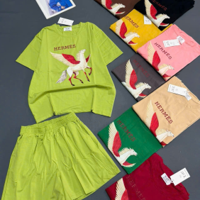 Đồ bộ nữ tay ngắn quần đùi YM-1026 - DBOR0159