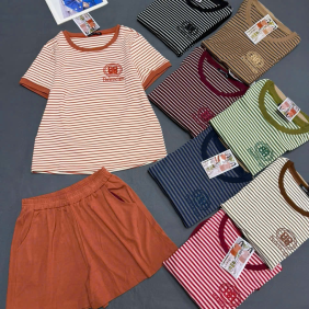 Đồ bộ nữ tay ngắn quần đùi chất cotton KH-95411 - DBOR0160