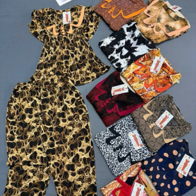 Đồ bộ nữ tay ngắn quần 9 tấc size đại big size KU-1026 - DBOR0172